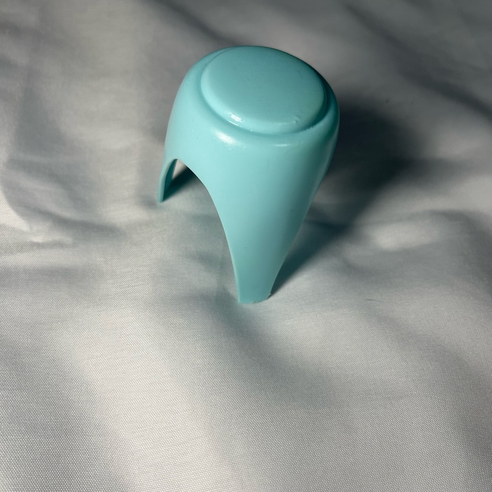 Vintage‎ 1990s Barbie Dollhouse Blue Side Table Furniture Replacement Meritus